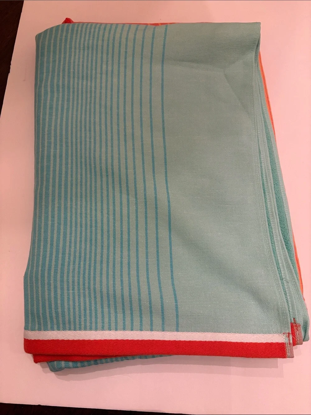 Zenith Orange and Blue Beach Towel